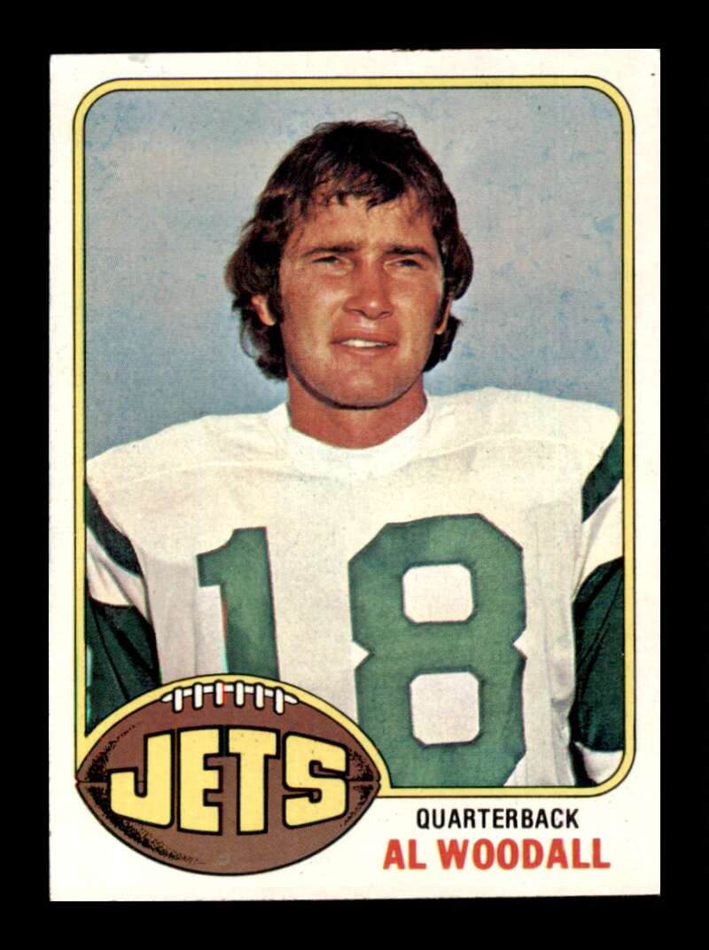 Load image into Gallery viewer, 1976 Topps Al Woodall #118 Set Break New York Jets Image 1
