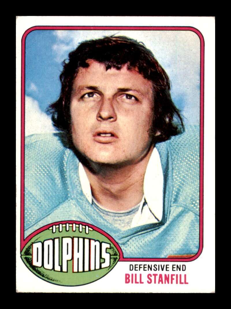 Load image into Gallery viewer, 1976 Topps Bill Stanfill #233 Set Break Miami Dolphins Image 1
