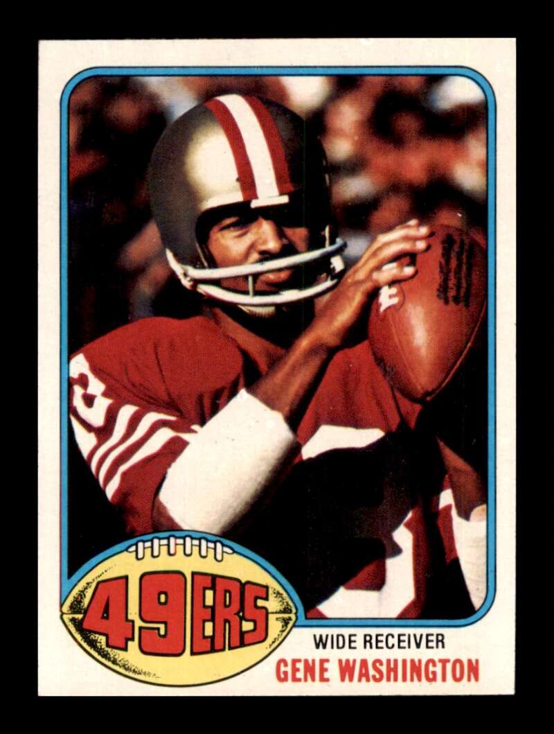 Load image into Gallery viewer, 1976 Topps Gene Washington #418 Set Break San Francisco 49ers Image 1
