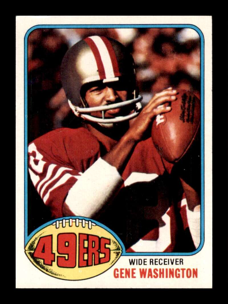 Load image into Gallery viewer, 1976 Topps Gene Washington #418 Set Break San Francisco 49ers Image 1
