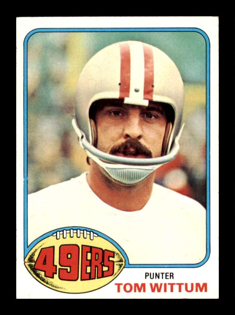 Load image into Gallery viewer, 1976 Topps Tom Wittum #513 Set Break San Francisco 49ers Image 1
