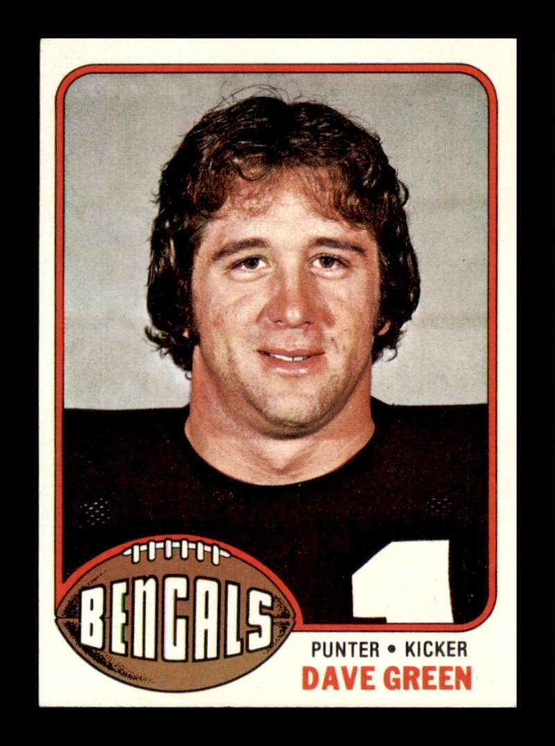 Load image into Gallery viewer, 1976 Topps Dave Green #152 Set Break Cincinnati Bengals Image 1
