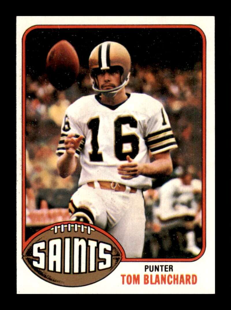 Load image into Gallery viewer, 1976 Topps Tom Blanchard #431 Set Break New Orleans Saints Image 1
