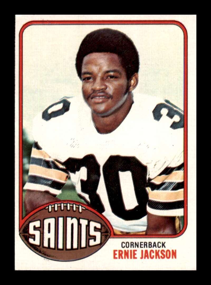 Load image into Gallery viewer, 1976 Topps Ernie Jackson #122 Set Break New Orleans Saints Image 1
