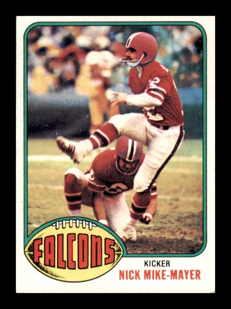 Load image into Gallery viewer, 1976 Topps Nick Mike-Mayer #506 Set Break Atlanta Falcons Image 1
