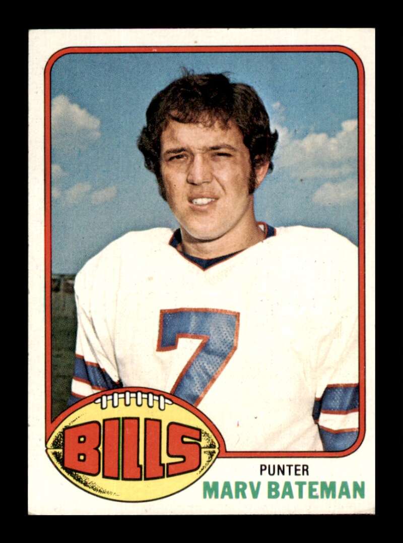 Load image into Gallery viewer, 1976 Topps Marv Bateman #414 Set Break Buffalo Bills Image 1
