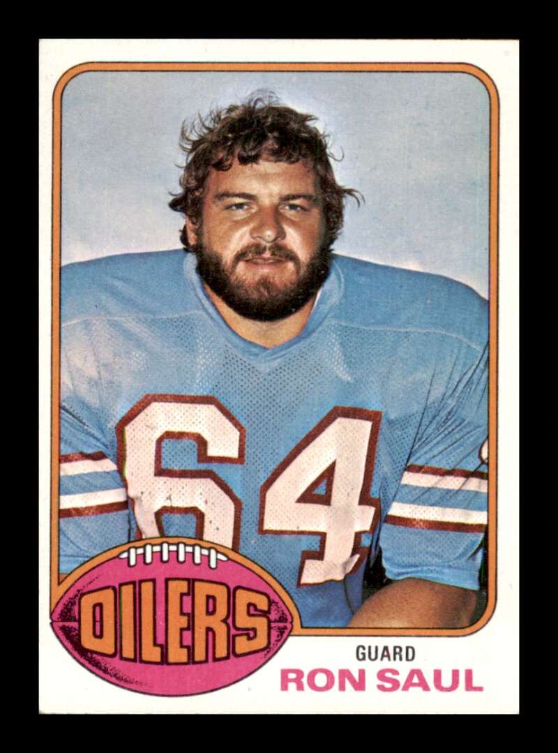 Load image into Gallery viewer, 1976 Topps Ron Saul #208 Set Break Houston Oilers Image 1
