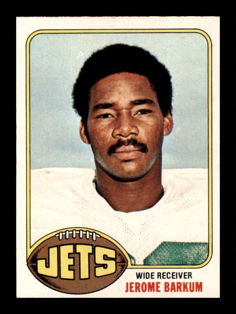 Load image into Gallery viewer, 1976 Topps Jerome Barkum #63 Set Break New York Jets Image 1
