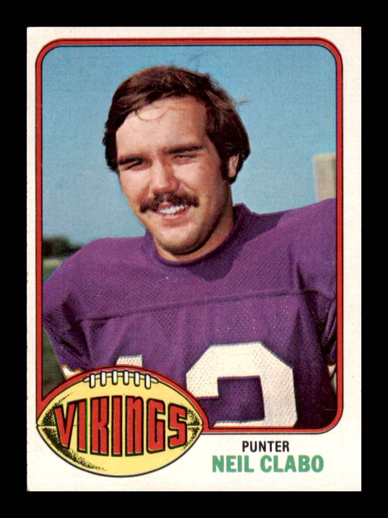 Load image into Gallery viewer, 1976 Topps Neil Clabo #46 Rookie RC Set Break Minnesota Vikings Image 1
