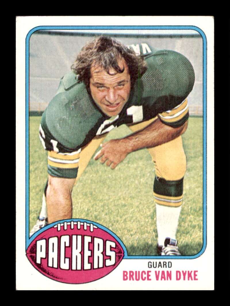 Load image into Gallery viewer, 1976 Topps Bruce Van Dyke #322 Set Break Green Bay Packers Image 1
