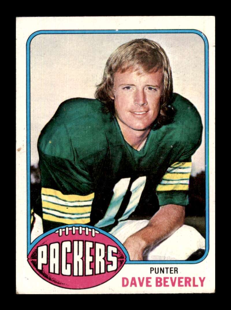 Load image into Gallery viewer, 1976 Topps Dave Beverly #448 Rookie RC Set Break Green Bay Packers Image 1
