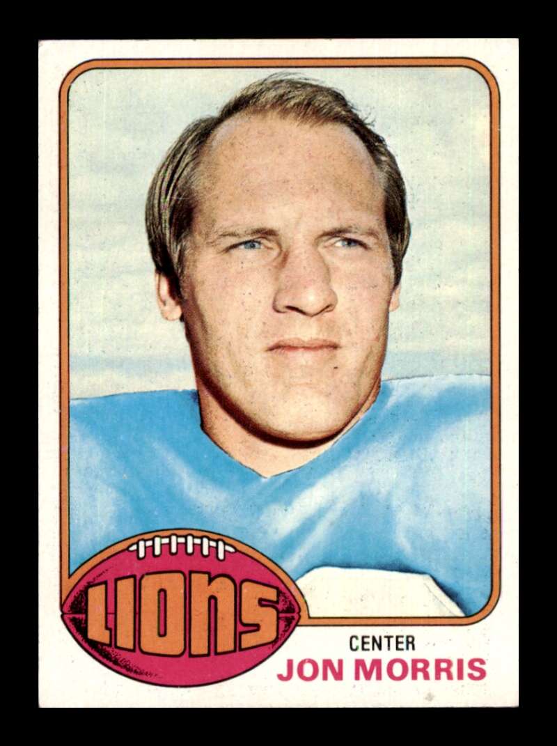 Load image into Gallery viewer, 1976 Topps Jon Morris #344 Set Break Detroit Lions Image 1
