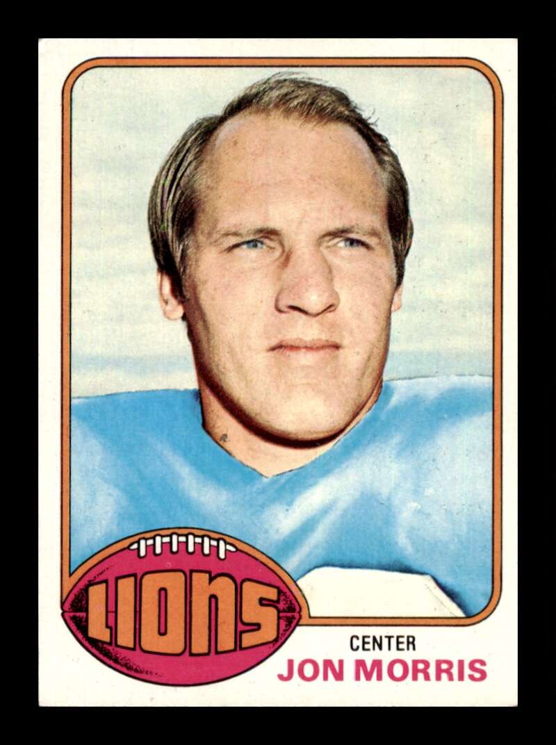 Load image into Gallery viewer, 1976 Topps Jon Morris #344 Set Break Detroit Lions Image 1
