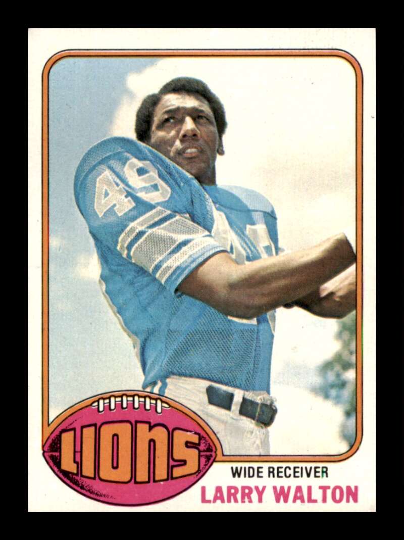 Load image into Gallery viewer, 1976 Topps Larry Walton #106 Set Break Detroit Lions Image 1
