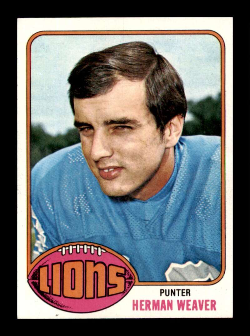 Load image into Gallery viewer, 1976 Topps Herman Weaver #375 Set Break Detroit Lions Image 1
