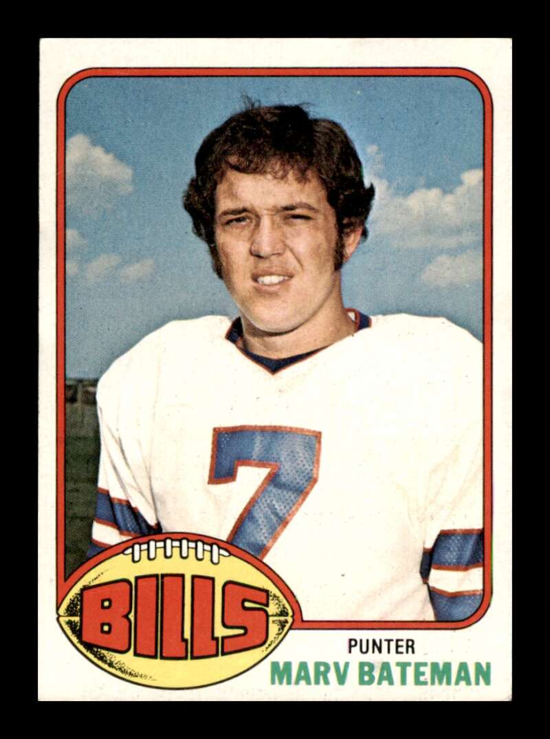 Load image into Gallery viewer, 1976 Topps Marv Bateman #414 Set Break Buffalo Bills Image 1
