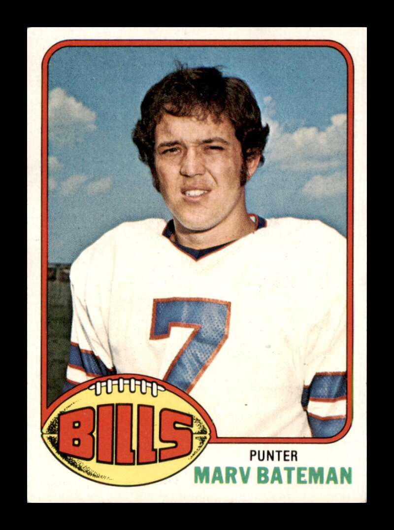 Load image into Gallery viewer, 1976 Topps Marv Bateman #414 Set Break Buffalo Bills Image 1
