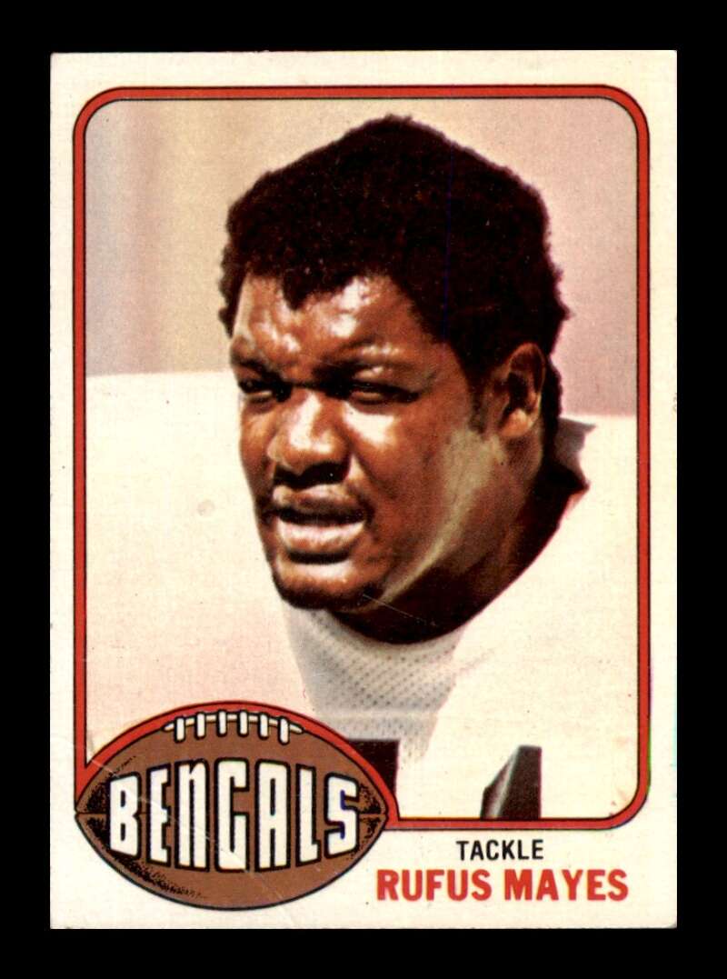 Load image into Gallery viewer, 1976 Topps Rufus Mayes #391 Set Break Cincinnati Bengals Image 1
