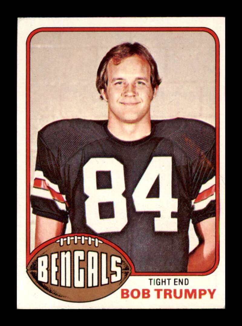 Load image into Gallery viewer, 1976 Topps Bob Trumpy #215 Set Break Cincinnati Bengals Image 1
