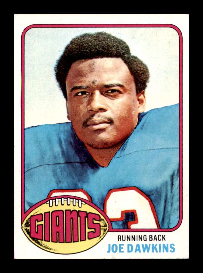 Load image into Gallery viewer, 1976 Topps Joe Dawkins #386 Set Break New York Giants Image 1
