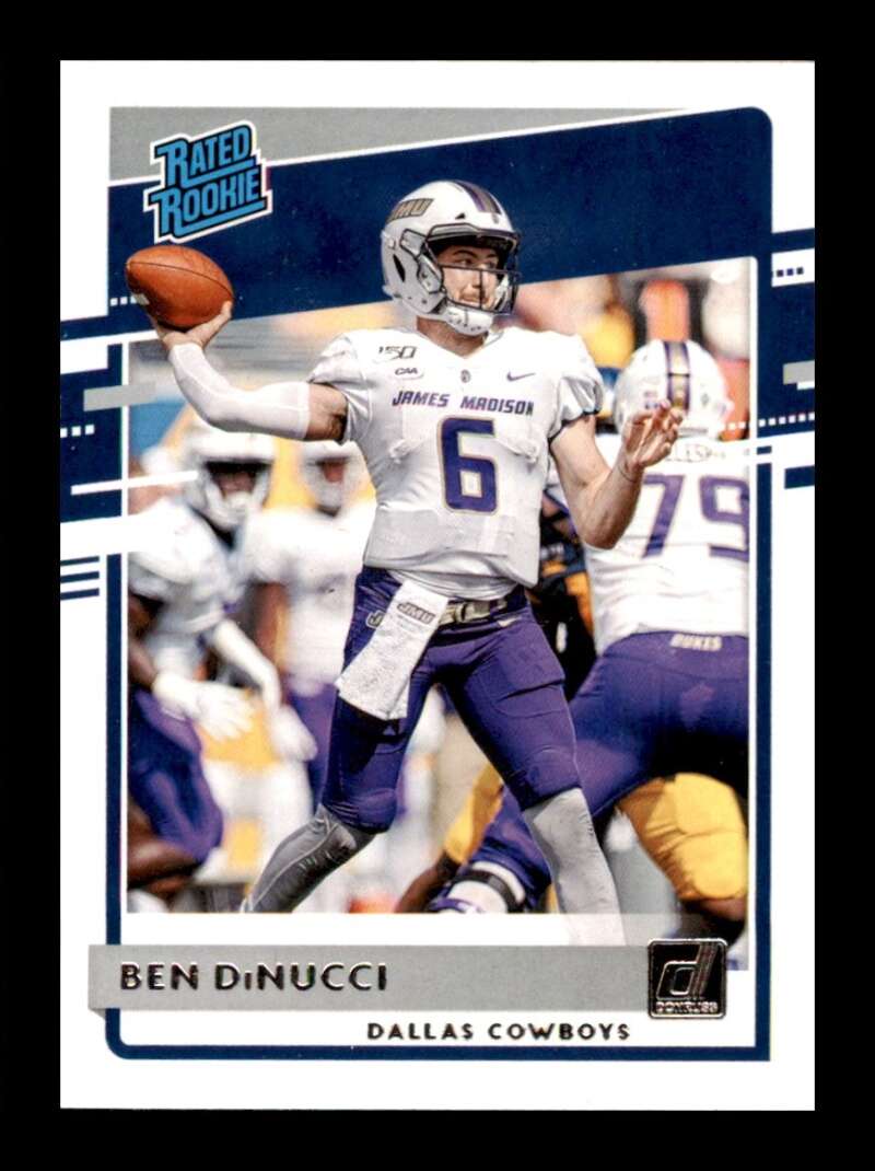 Load image into Gallery viewer, 2020 Donruss Ben DiNucci #350 Rookie RC Image 1
