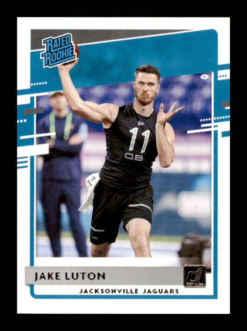 Load image into Gallery viewer, 2020 Donruss Jake Luton #344 Rookie RC Image 1
