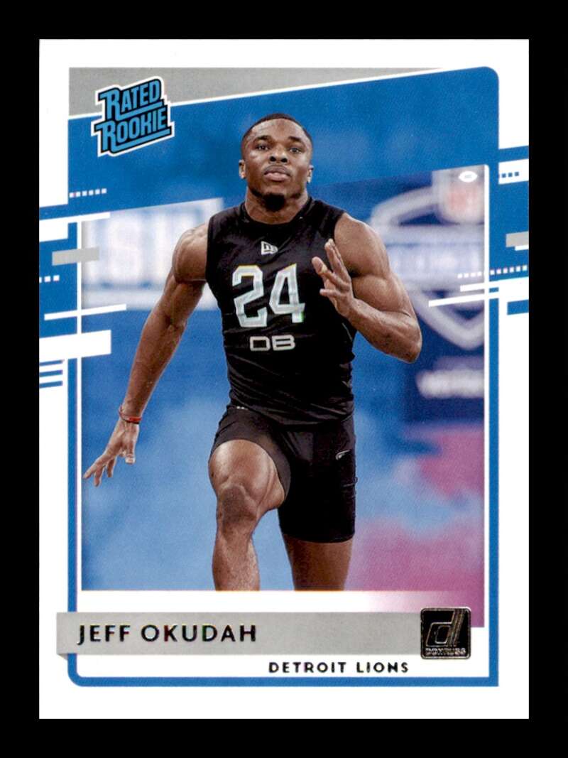 Load image into Gallery viewer, 2020 Donruss Jeff Okudah #343 Rookie RC Image 1
