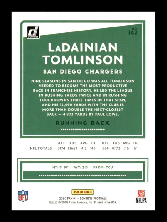 2020 Donruss LaDainian Tomlinson