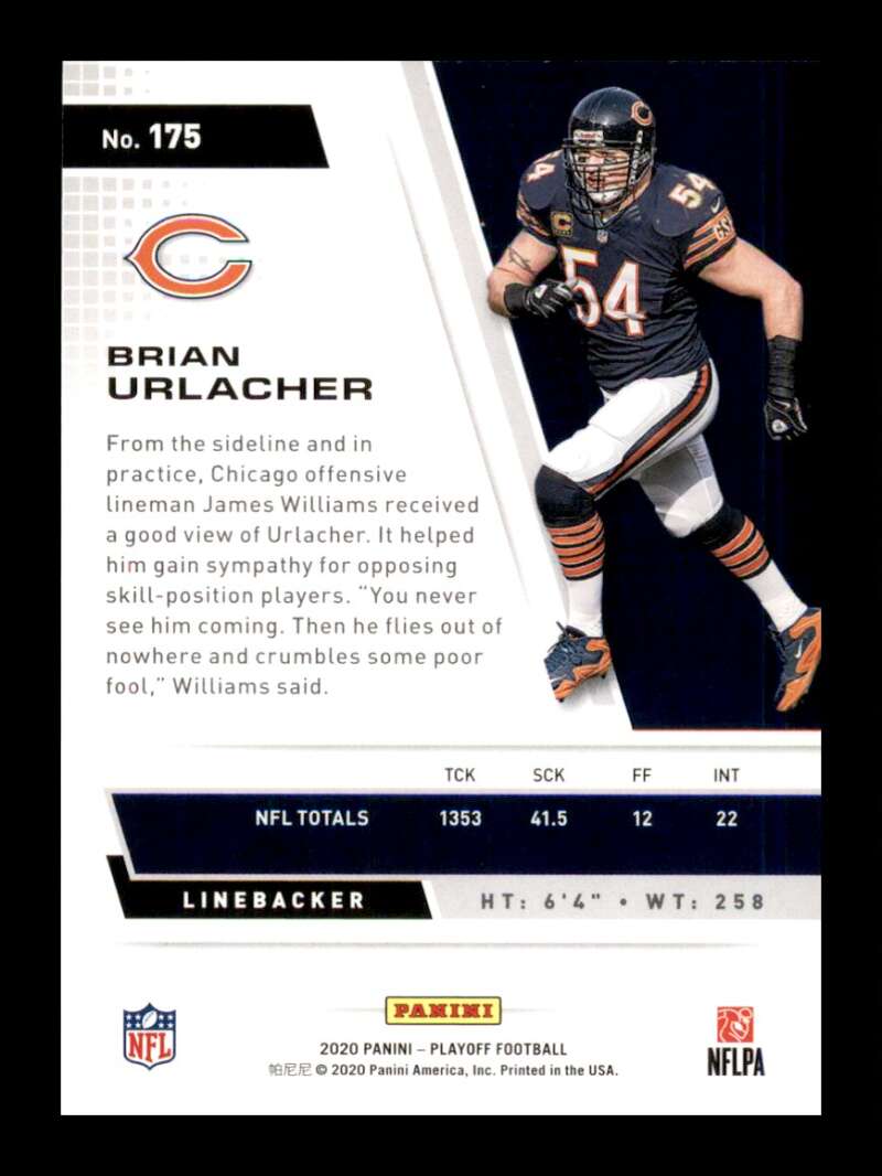 Load image into Gallery viewer, 2020 Panini Playoff Brian Urlacher #175 Image 2
