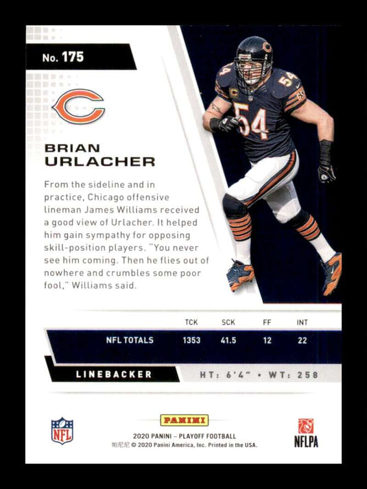 2020 Panini Playoff Brian Urlacher