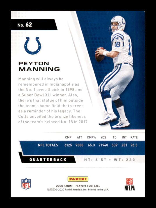 2020 Panini Playoff Peyton Manning