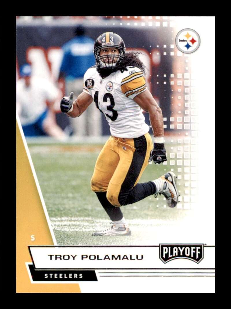 Load image into Gallery viewer, 2020 Panini Playoff Troy Polamalu #50 Image 1
