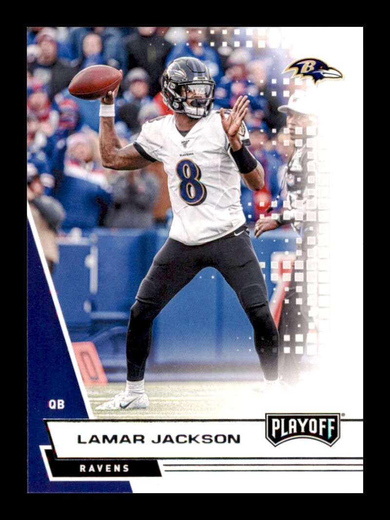 Load image into Gallery viewer, 2020 Panini Playoff Lamar Jackson #28 Image 1
