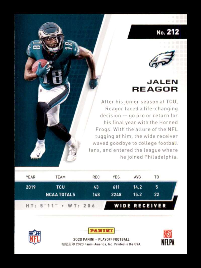 Load image into Gallery viewer, 2020 Panini Playoff Jalen Reagor #212 Rookie RC Image 2
