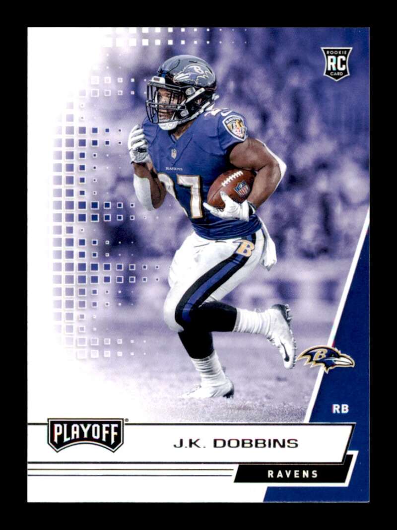 Load image into Gallery viewer, 2020 Panini Playoff J.K. Dobbins #215 Rookie RC Image 1
