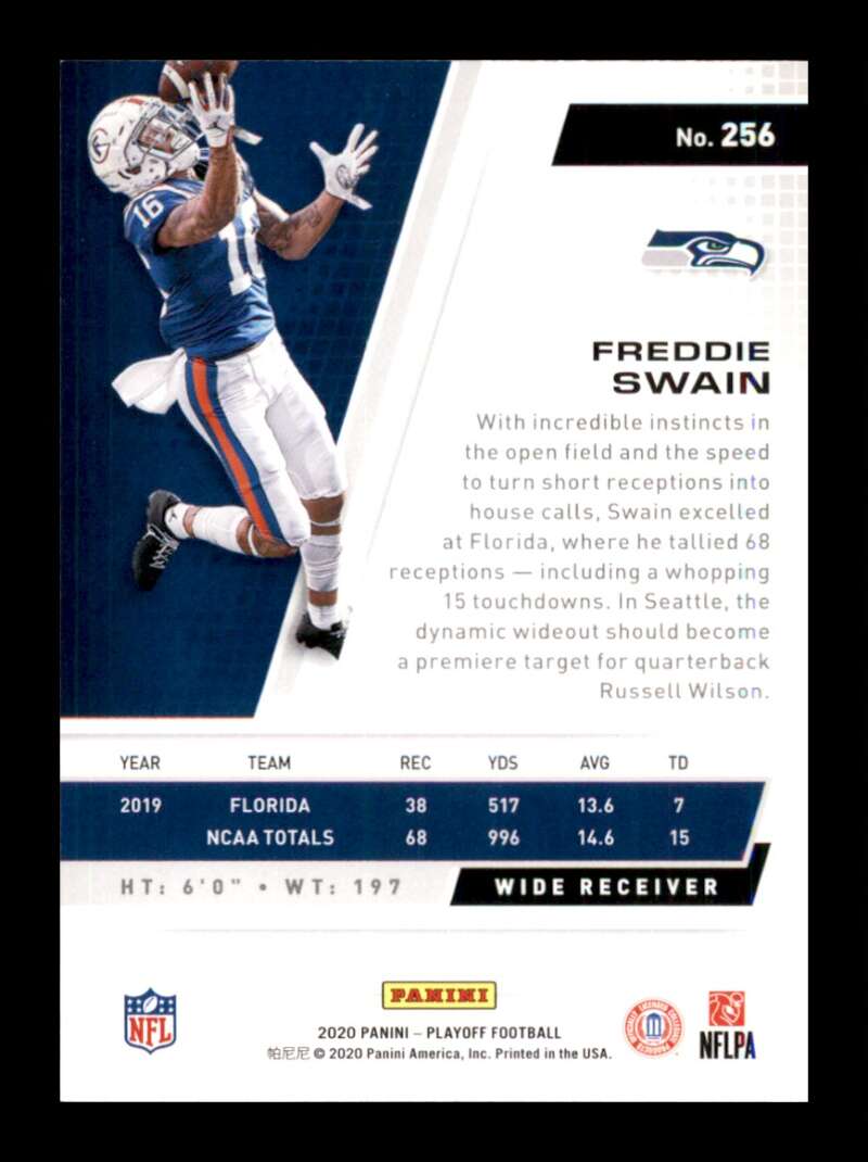 Load image into Gallery viewer, 2020 Panini Playoff Freddie Swain #256 Rookie RC Image 2
