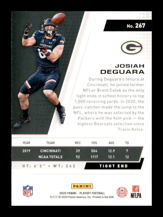 2020 Panini Playoff Josiah Deguara 