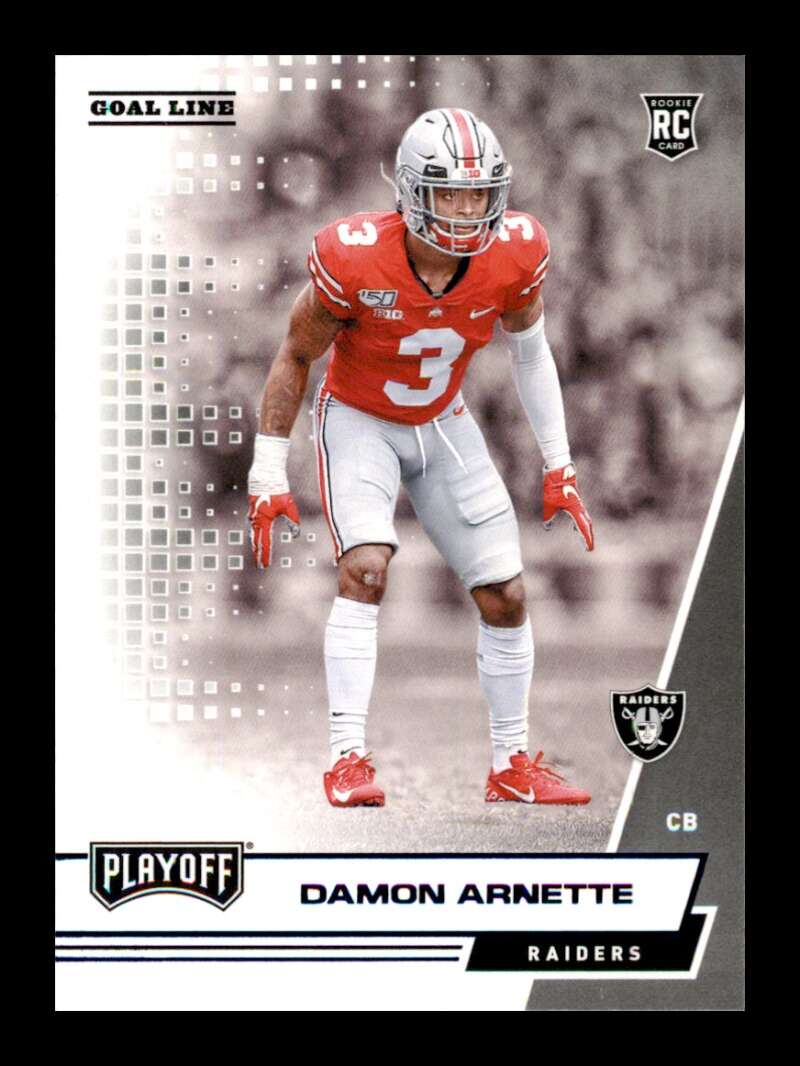 Load image into Gallery viewer, 2020 Panini Playoff Goal Line Damon Arnette #281 Rookie RC Image 1
