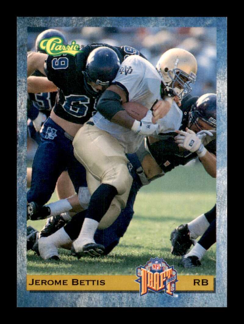 Load image into Gallery viewer, 1993 Classic Jerome Bettis #10 Rookie RC Image 1
