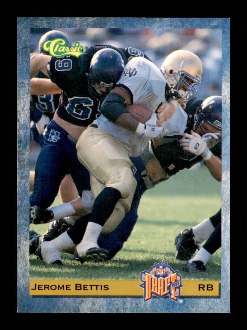 Load image into Gallery viewer, 1993 Classic Jerome Bettis #10 Rookie RC Image 1
