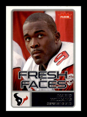 2006 Fleer Fresh Faces Mario Williams 