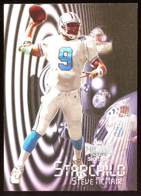 1999 SkyBox Metal Universe Starchild Steve McNair 