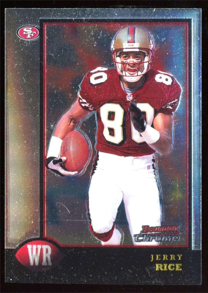 Load image into Gallery viewer, 1998 Bowman Chrome Jerry Rice #110 Image 1
