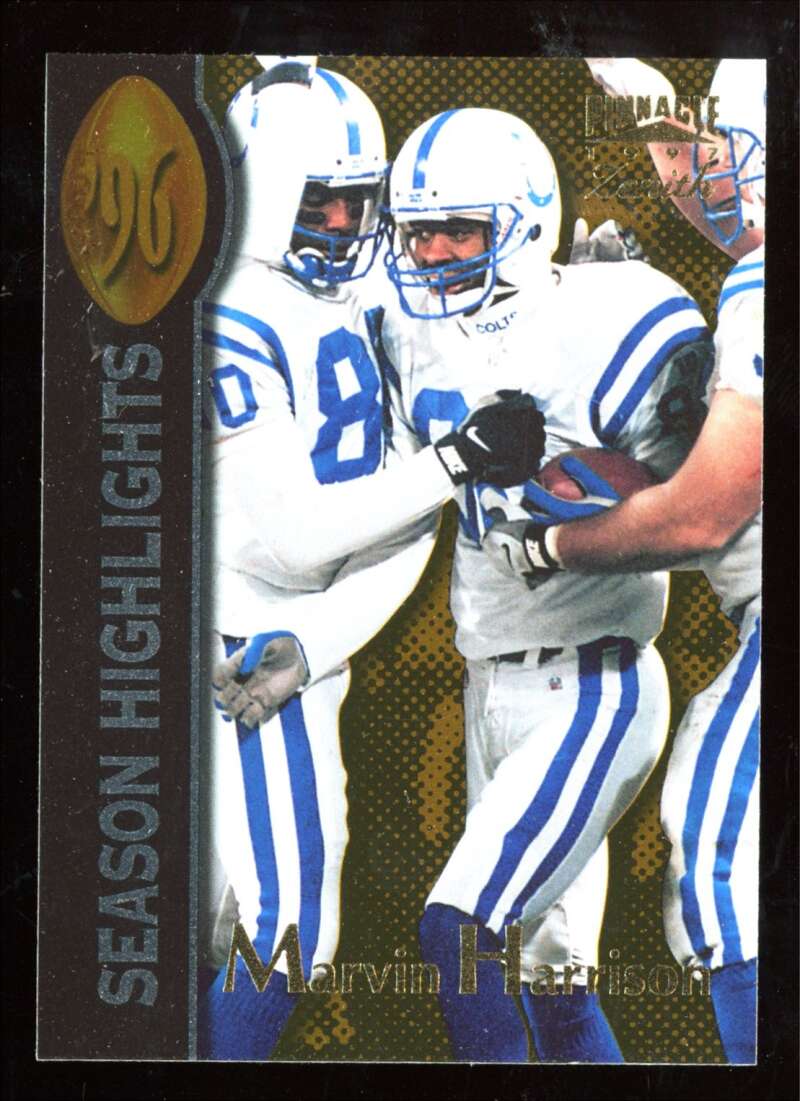 Load image into Gallery viewer, 1997 Pinnacle Zenith Marvin Harrison #146 Image 1
