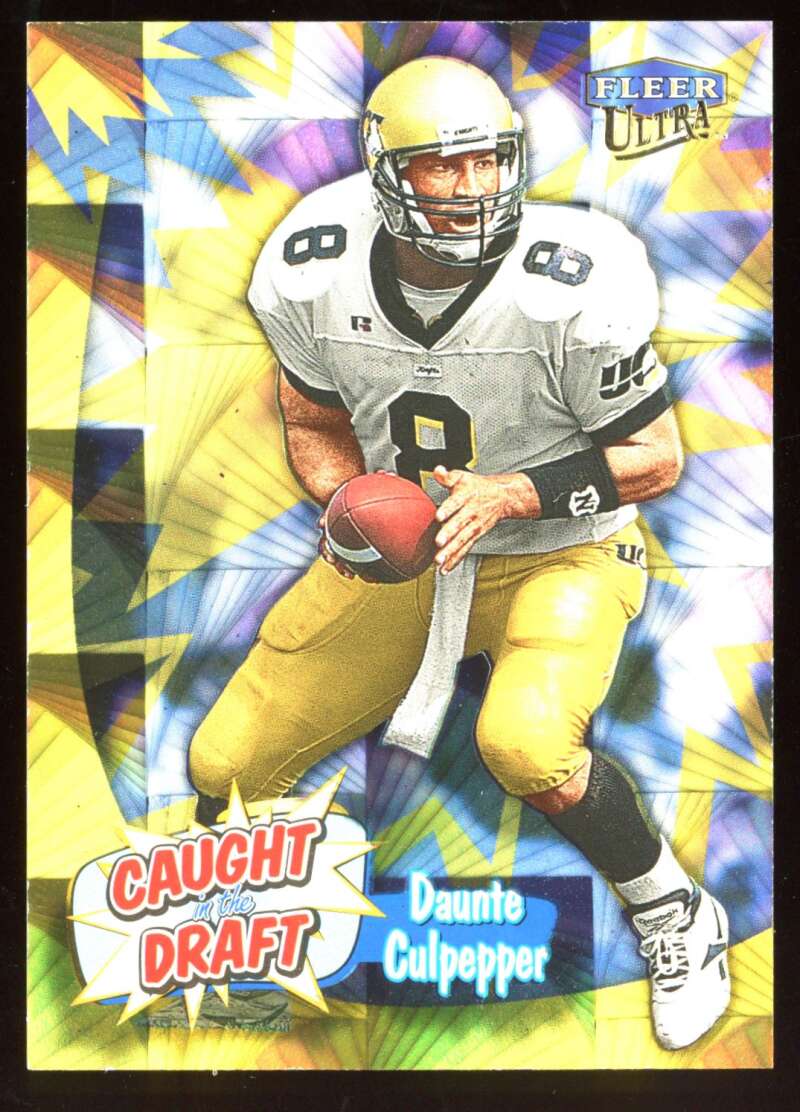 Load image into Gallery viewer, 1999 Fleer Ultra Caught In The Draft Daunte Culpepper #9 Rookie RC Image 1
