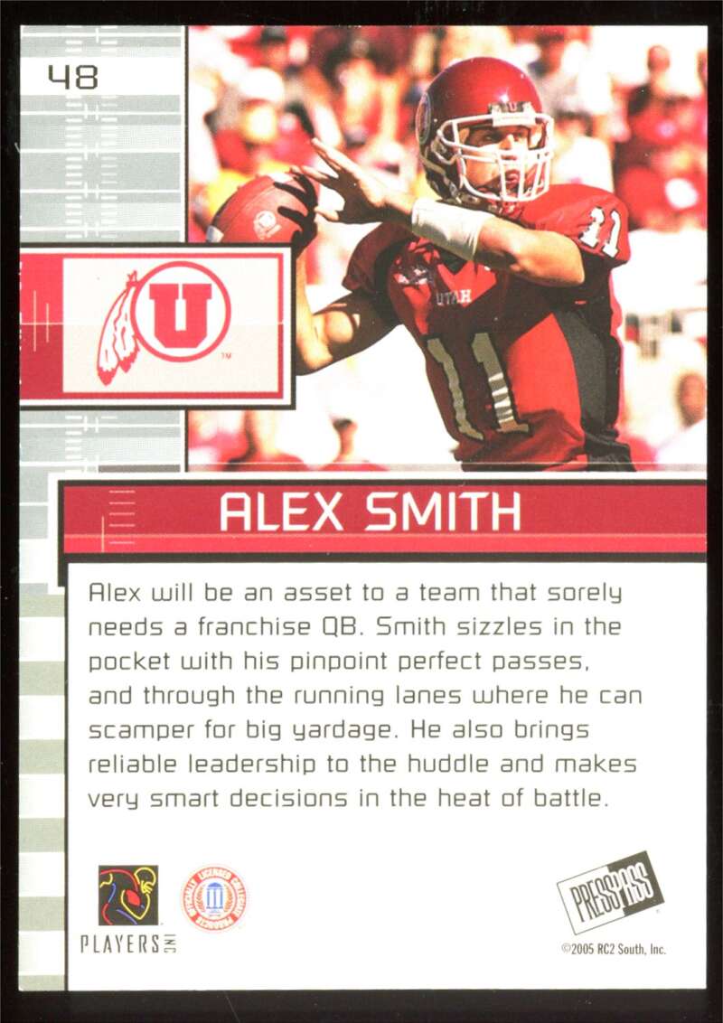 Load image into Gallery viewer, 2005 Press Pass Power Pick Alex Smith #48 Rookie RC Image 2
