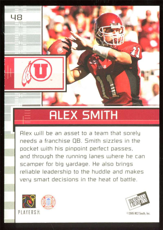 2005 Press Pass Power Pick Alex Smith 