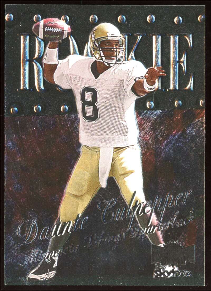 Load image into Gallery viewer, 1999 SkyBox Metal Universe Daunte Culpepper #217 Rookie Auto Image 1
