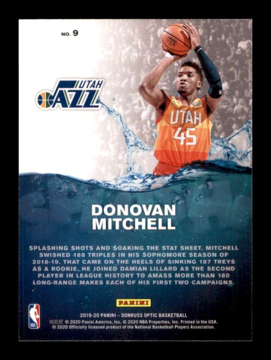 2019-20 Donruss Optic Splash! Donovan Mitchell 