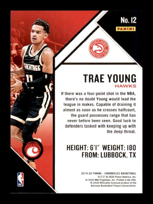 2019-20 Panini Chronicles Trae Young 